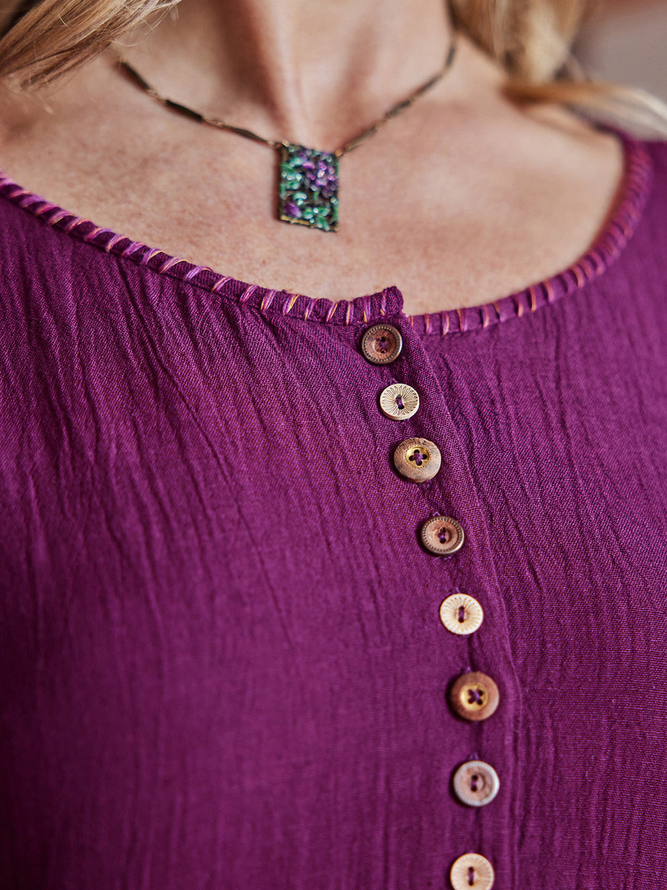April Cornell Stockholm Dress - Beetroot