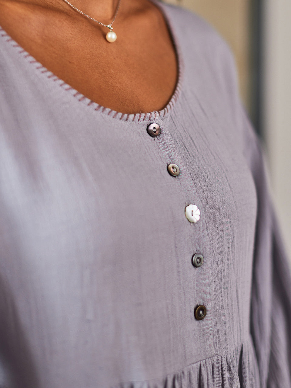 April Cornell Stockholm Dress - Soft Grey