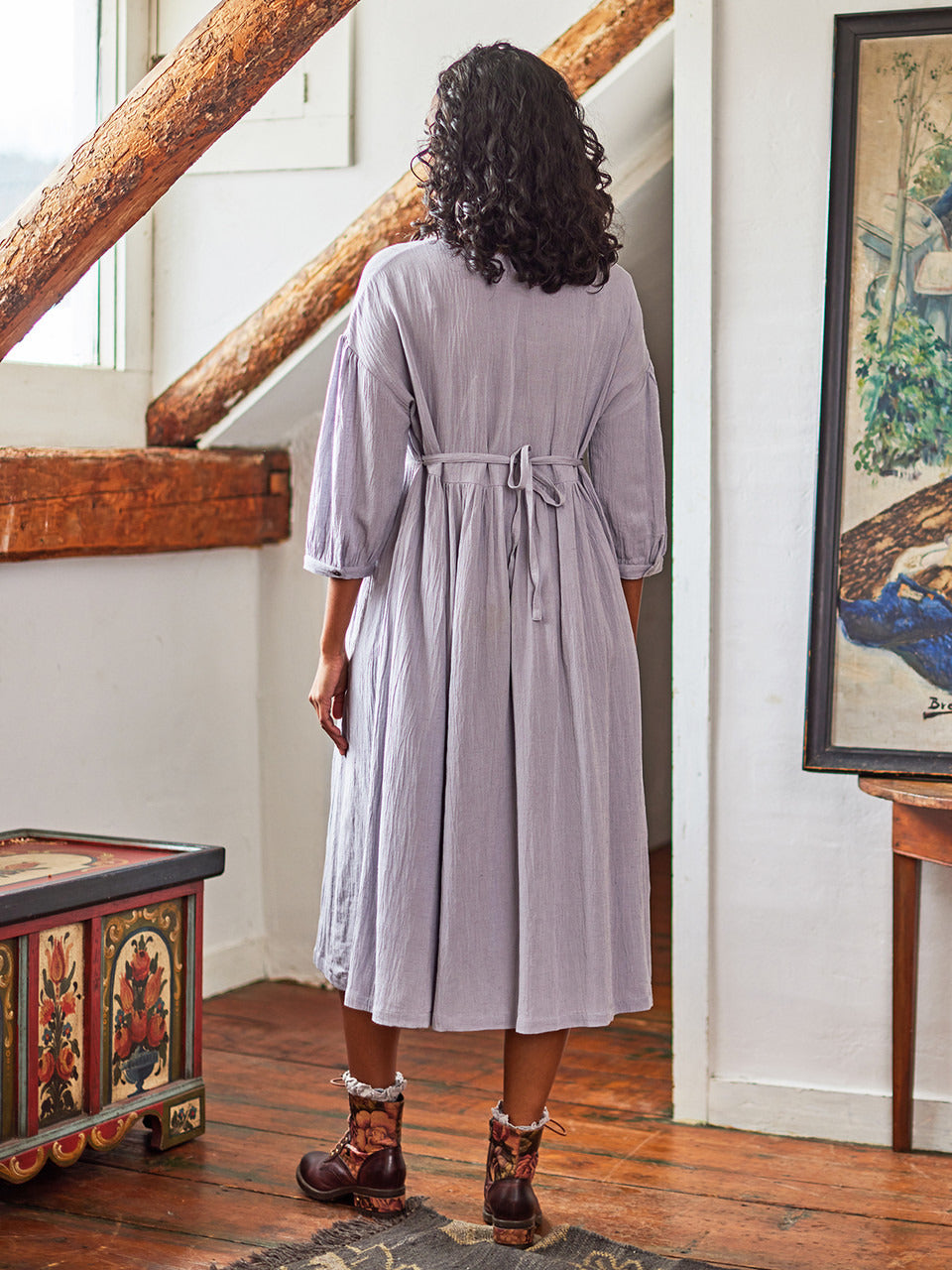 April Cornell Stockholm Dress - Soft Grey