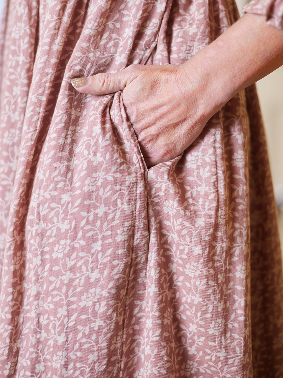 April Cornell Forget Me Not Dress - Dusty Rose