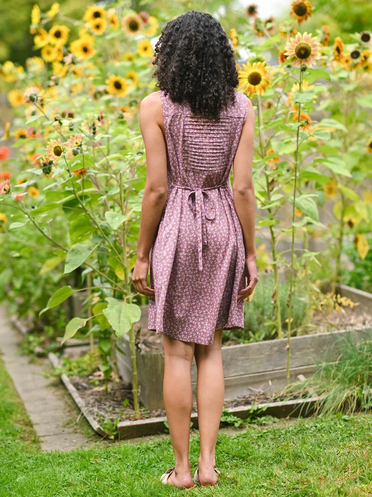April Cornell Adelina Short Dress - Amethyst