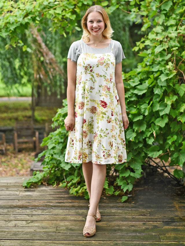 April Cornell Reverie Slip Dress - Ivory