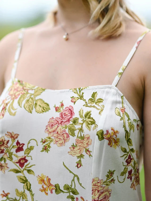 April Cornell Reverie Slip Dress - Ivory