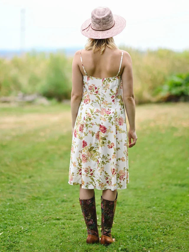 April Cornell Reverie Slip Dress - Ivory
