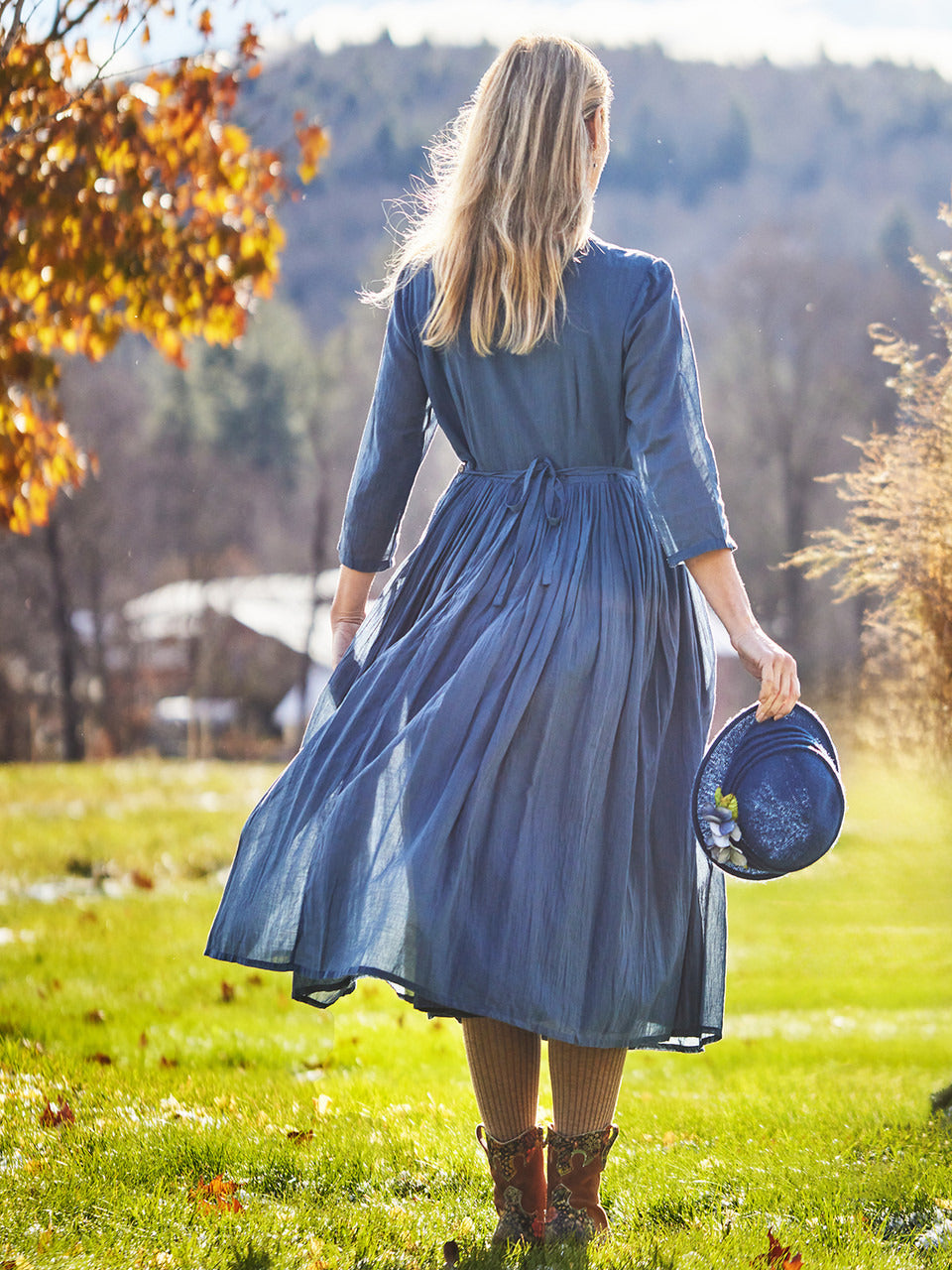 April Cornell Bronte Dress - Dark Slate