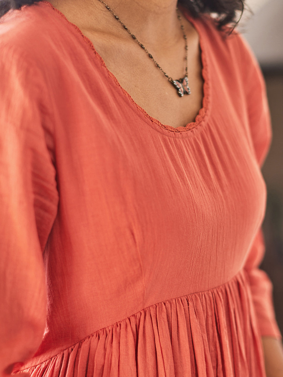 April Cornell Bronte Dress - Pumpkin