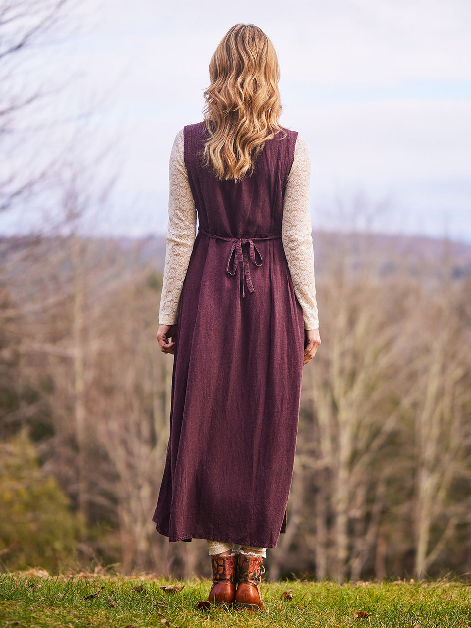 April Cornell Shopkeeper Pinafore Dress