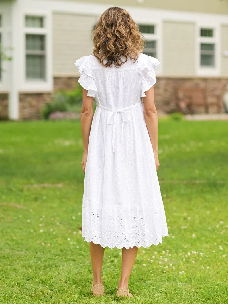 April Cornell Maldives Dress - White