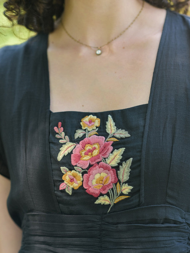 April Cornell Debutante Dress - Black