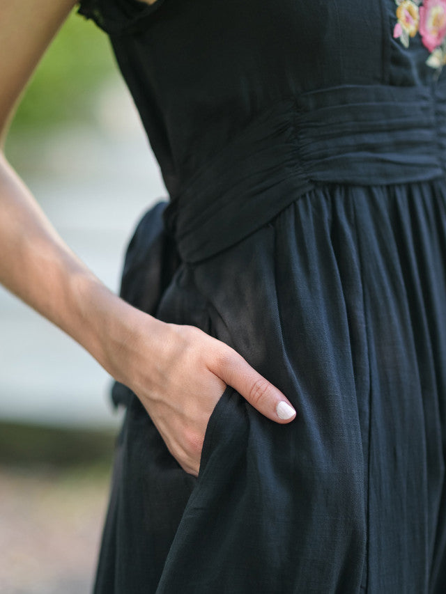 April Cornell Debutante Dress - Black