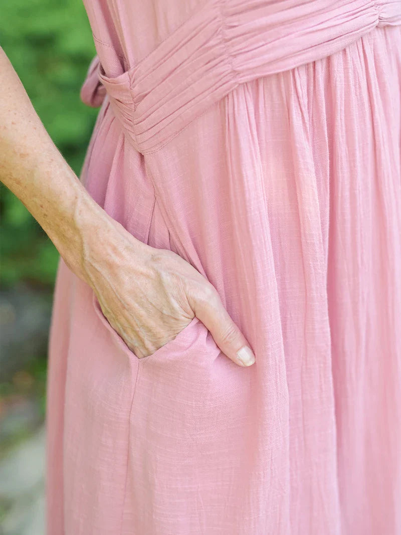 April Cornell Debutante Dress - Dark Rose