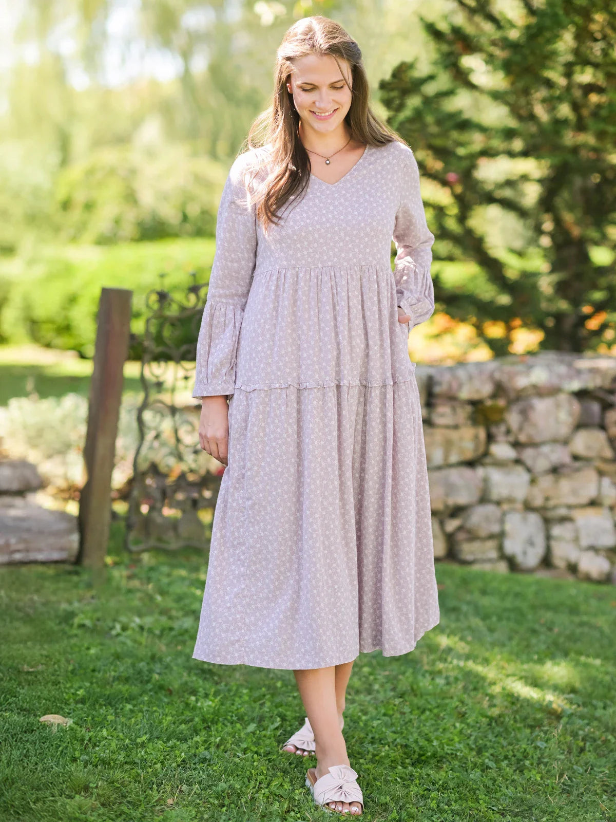 April Cornell Willa Rose Dress - Amethyst