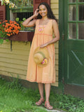 April Cornell Summer Hour Dress - Apricot