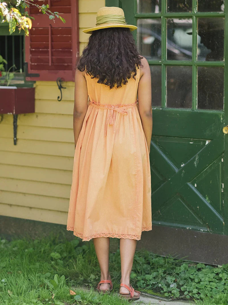 April Cornell Summer Hour Dress - Apricot