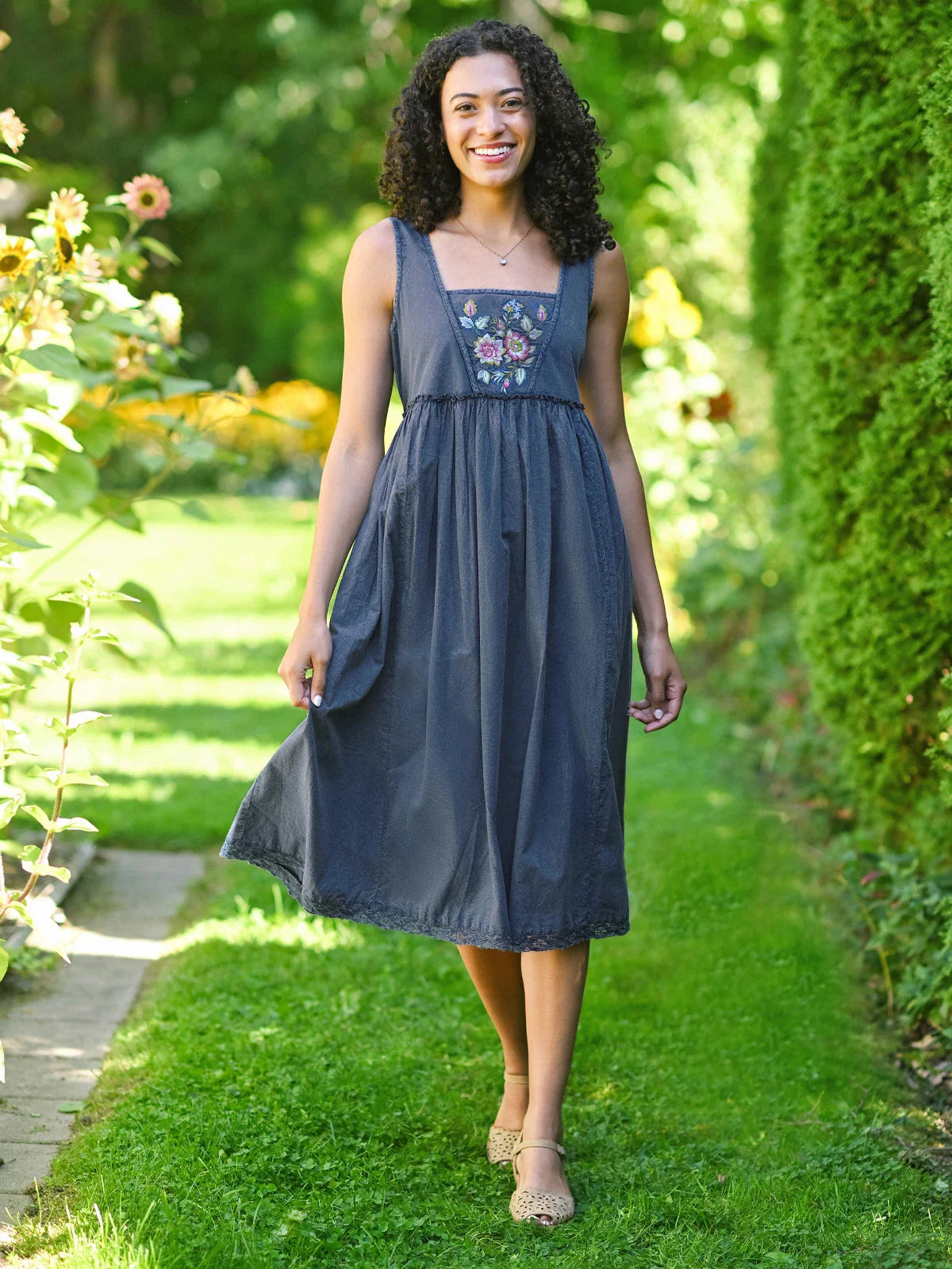 April Cornell Summer Hour Dress - Sunwashed Navy