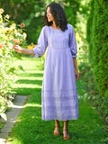 April Cornell Victoriana Dress - Periwinkle