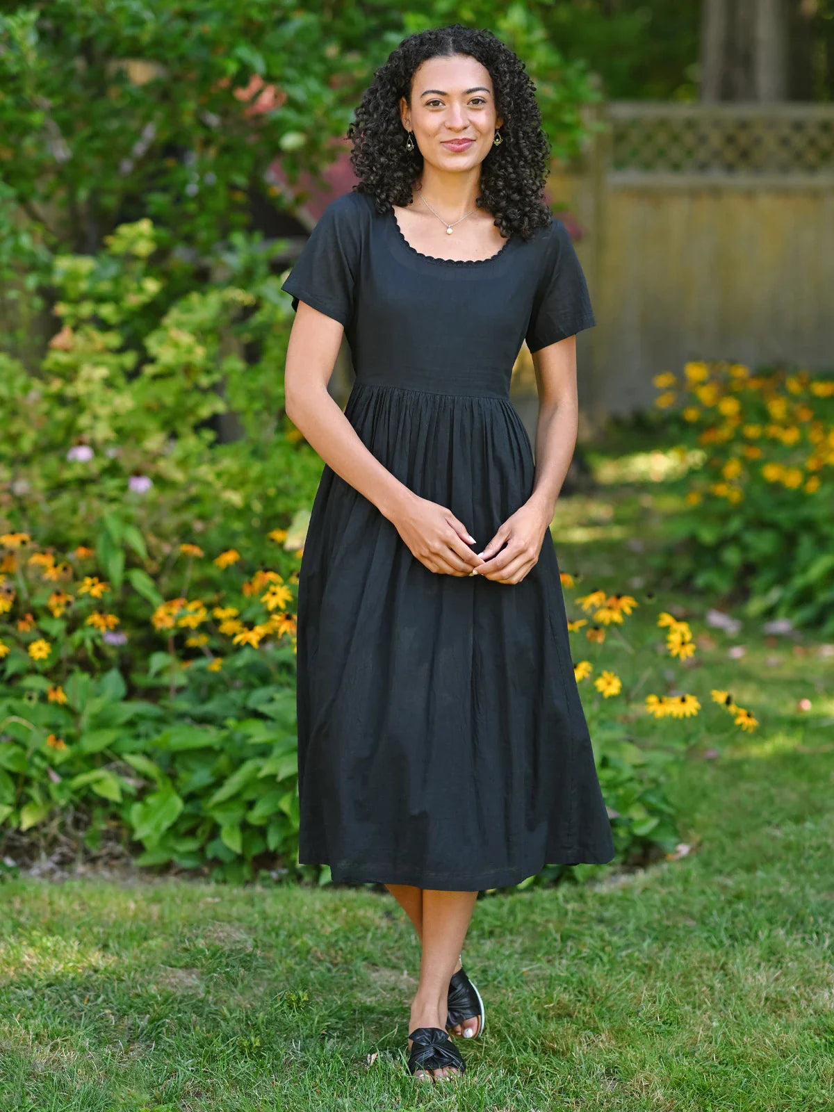 April Cornell Bronte Dress - Black