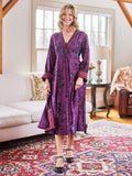April Cornell Lisbon Rose Dress - Purple