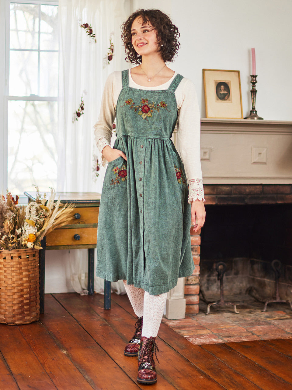 April Cornell Charlie Pinafore Dress