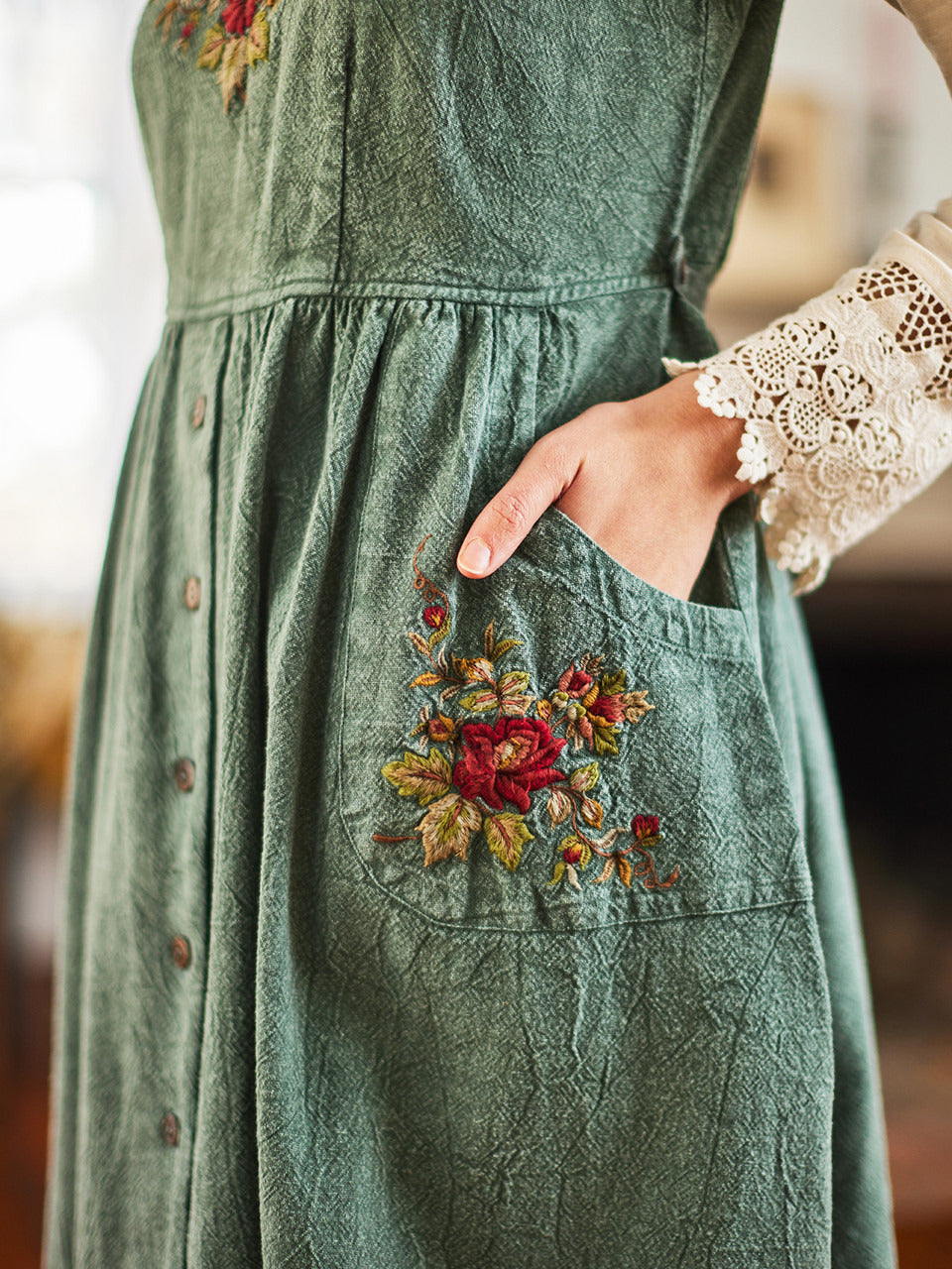 April Cornell Charlie Pinafore Dress