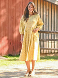 April Cornell Calais Fleur Dress - Soft Gold