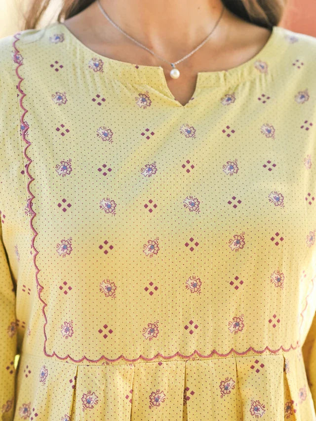 April Cornell Calais Fleur Dress - Soft Gold