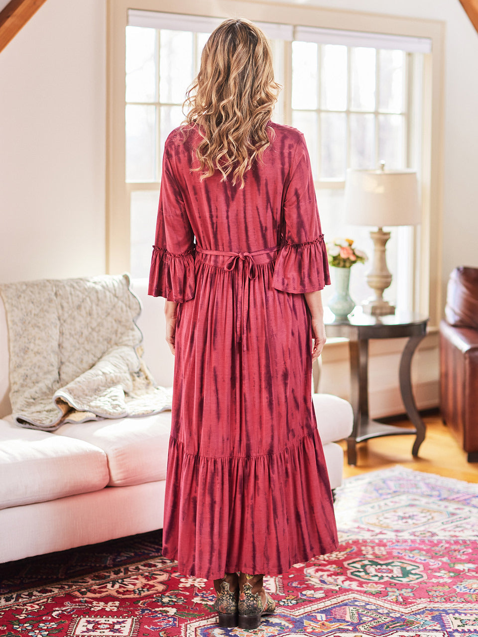 April Cornell Joni Jersey Dress - Fuschia