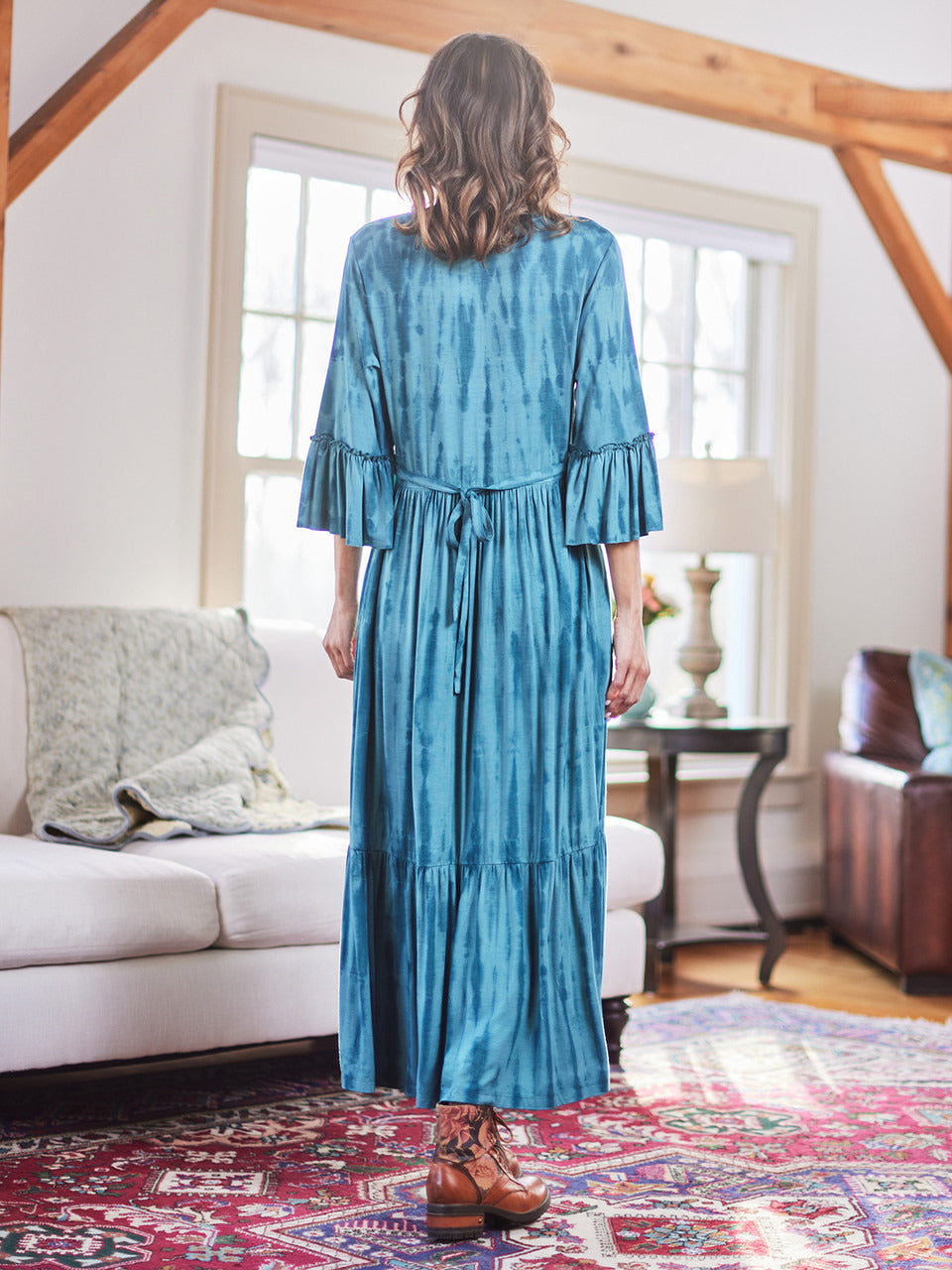 April Cornell Joni Jersey Dress - Teal