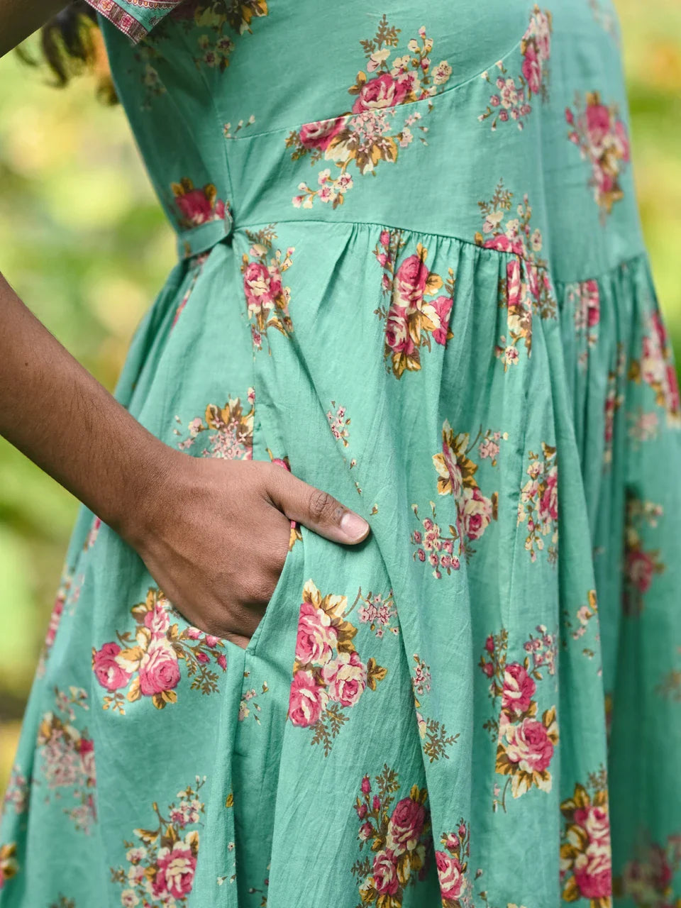 April Cornell Tallulah Short Dress - Aqua