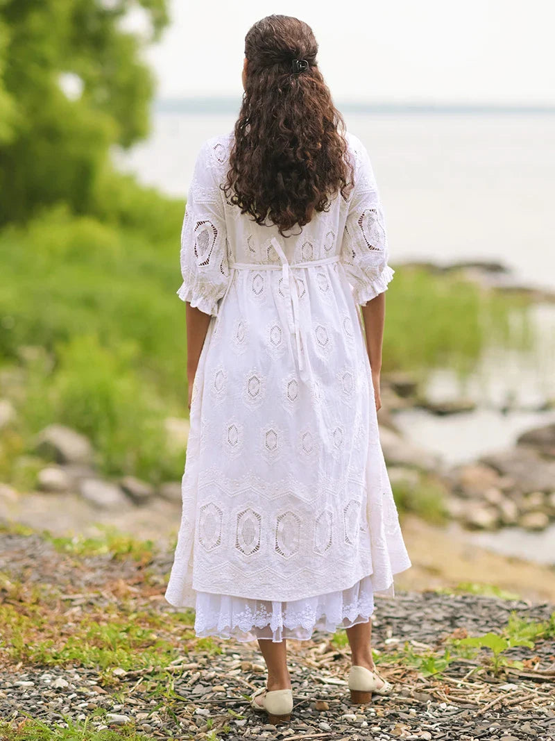 April Cornell Enchantment Dress - White