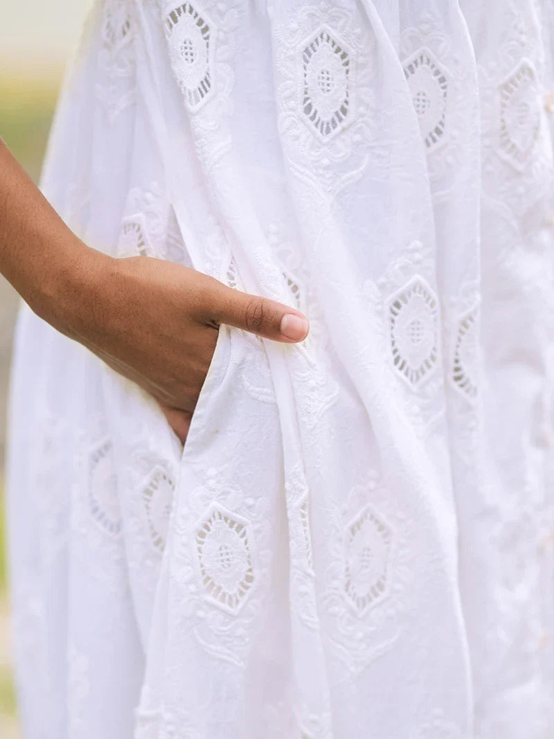 April Cornell Enchantment Dress - White
