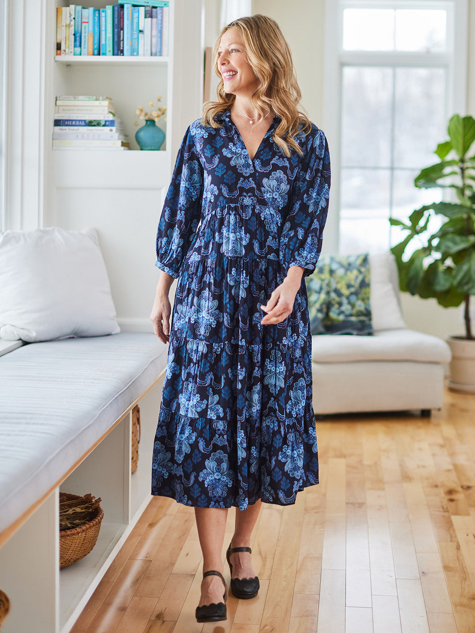 April Cornell Jacobean Dress