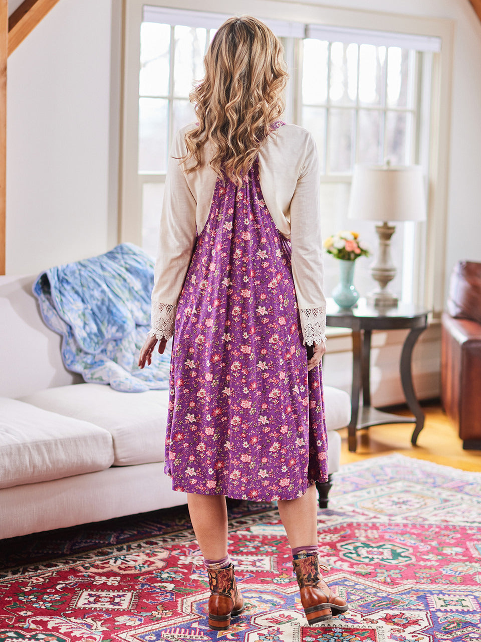 April Cornell Sarah Pinafore Dress