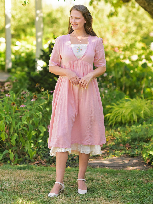 April Cornell Luncheon Dress - Soft Rose