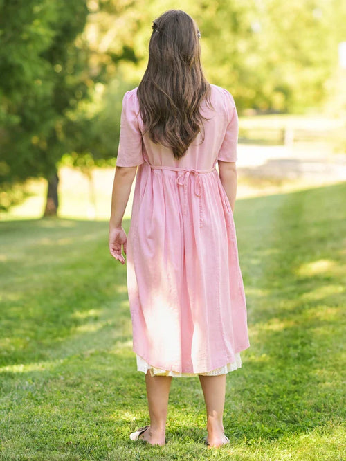 April Cornell Luncheon Dress - Soft Rose