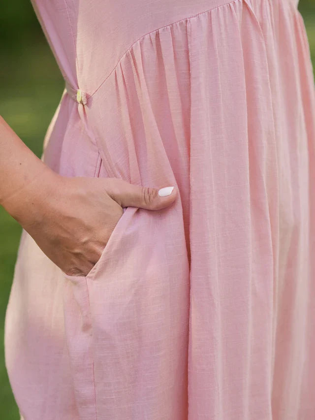 April Cornell Luncheon Dress - Soft Rose