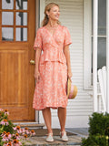 April Cornell Clover 1940s Dress