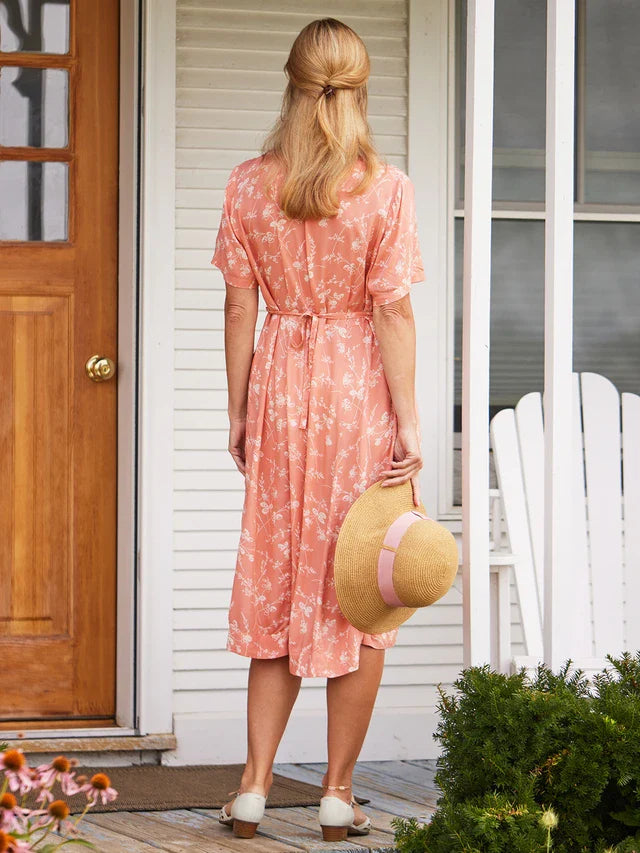 April Cornell Clover 1940s Dress