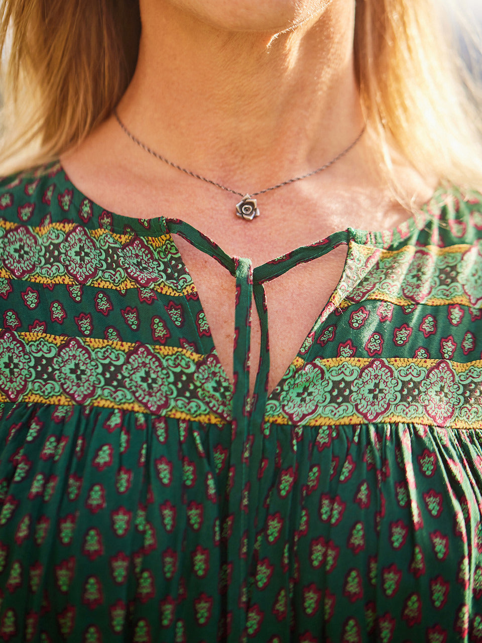 April Cornell Candlelight Smock Dress