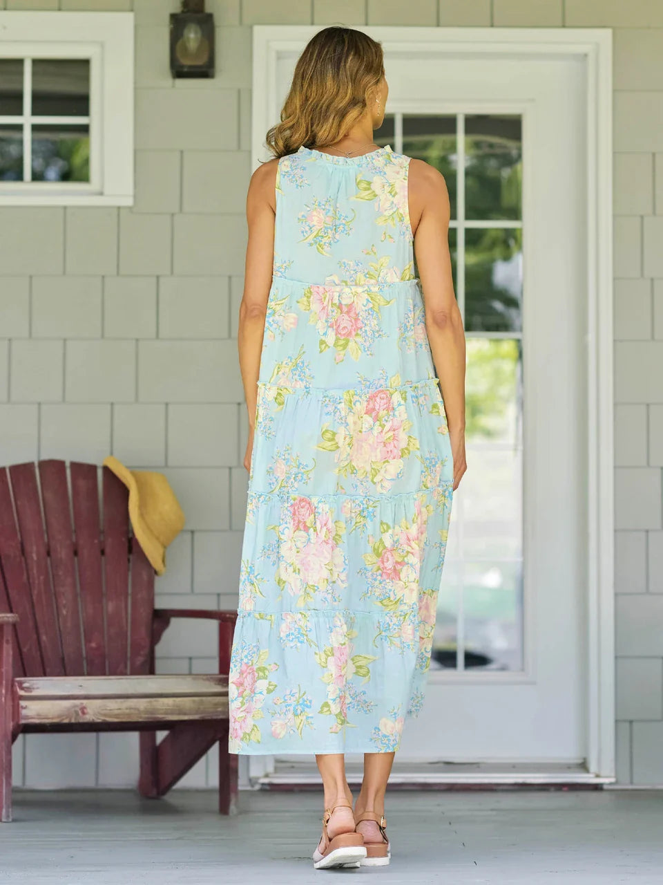 April Cornell Blanche Dress - Aqua