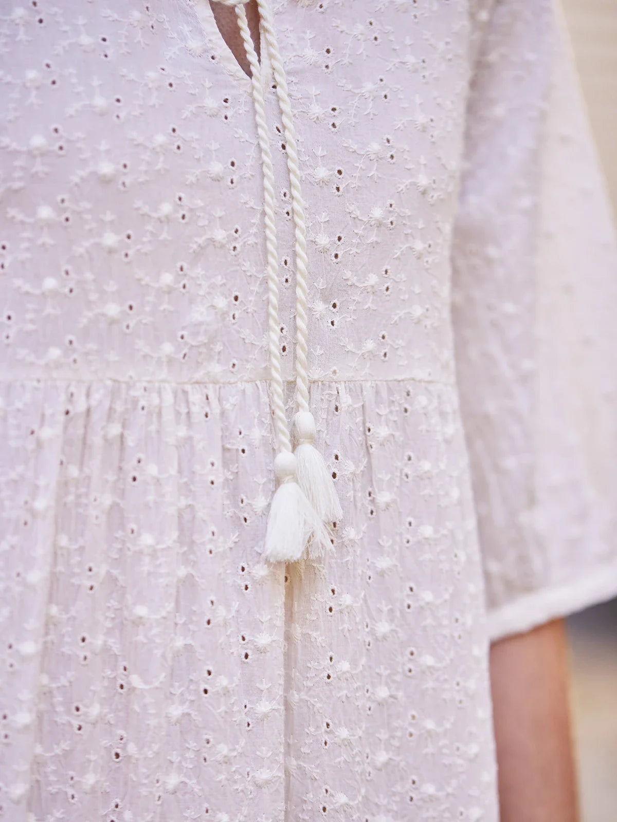 April Cornell Summertime Eyelet Dress