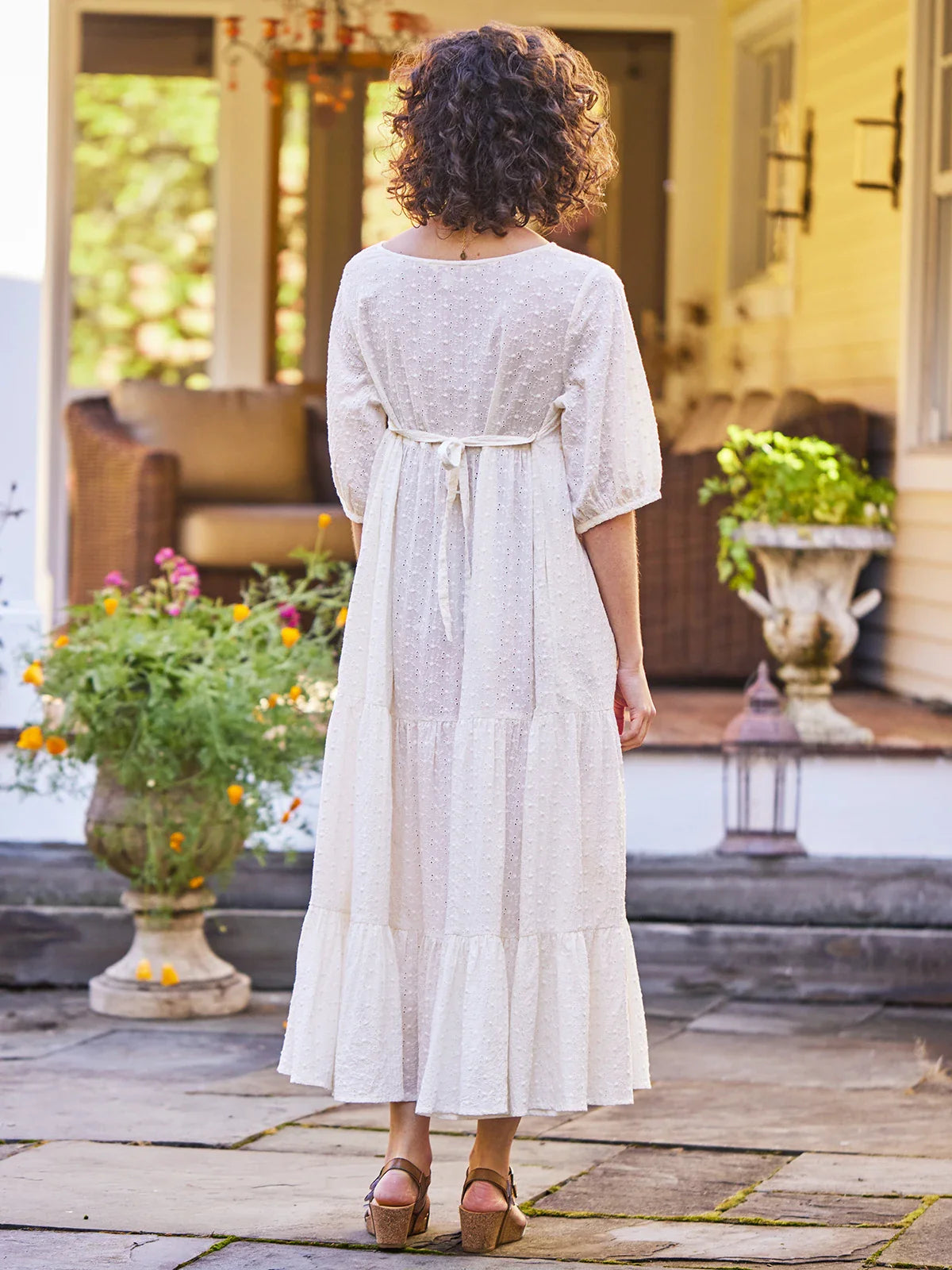 April Cornell Summertime Eyelet Dress