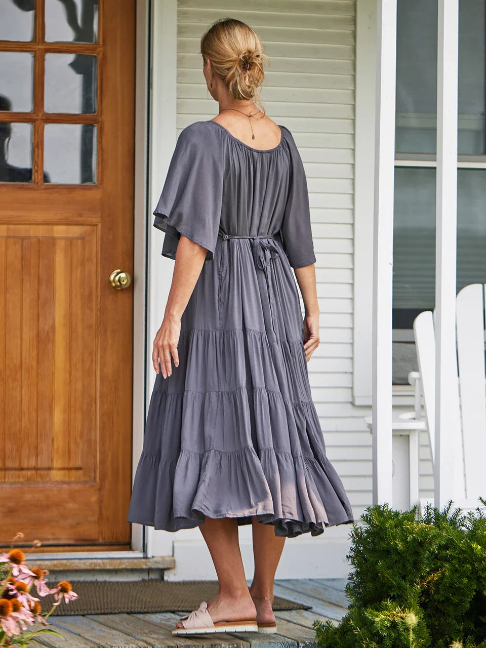 April Cornell Muse Dress - Charcoal