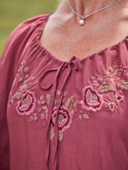April Cornell Muse Dress - Wine