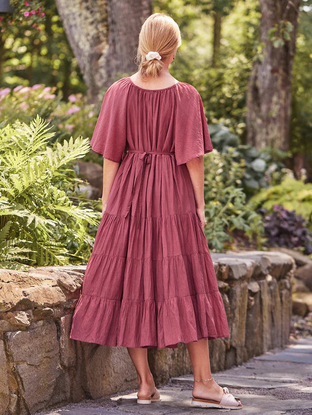 April Cornell Muse Dress - Wine