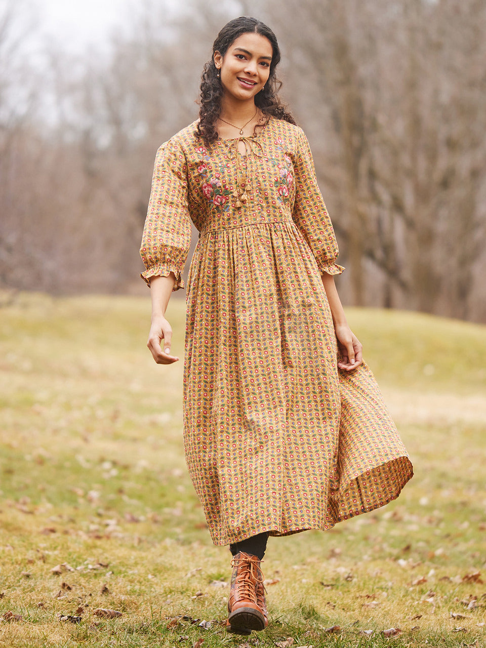 April Cornell Safflower Dress