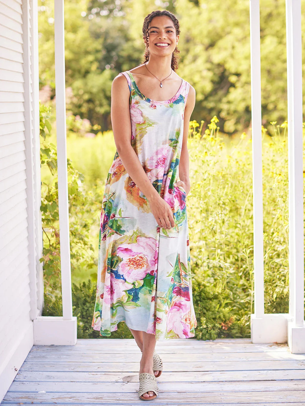 April Cornell Peony Jersey Dress