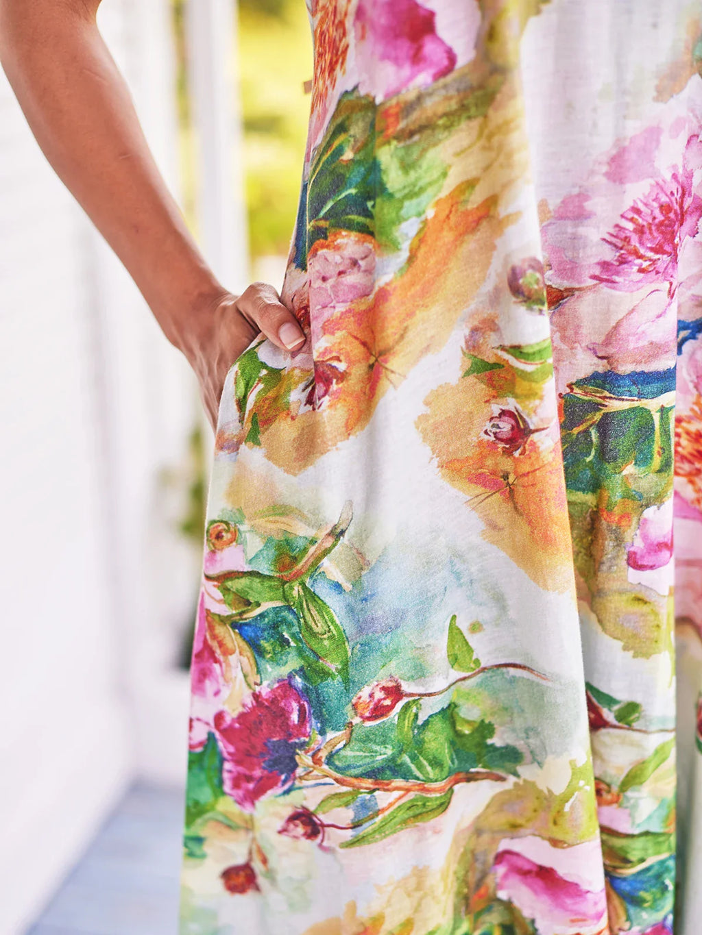 April Cornell Peony Jersey Dress