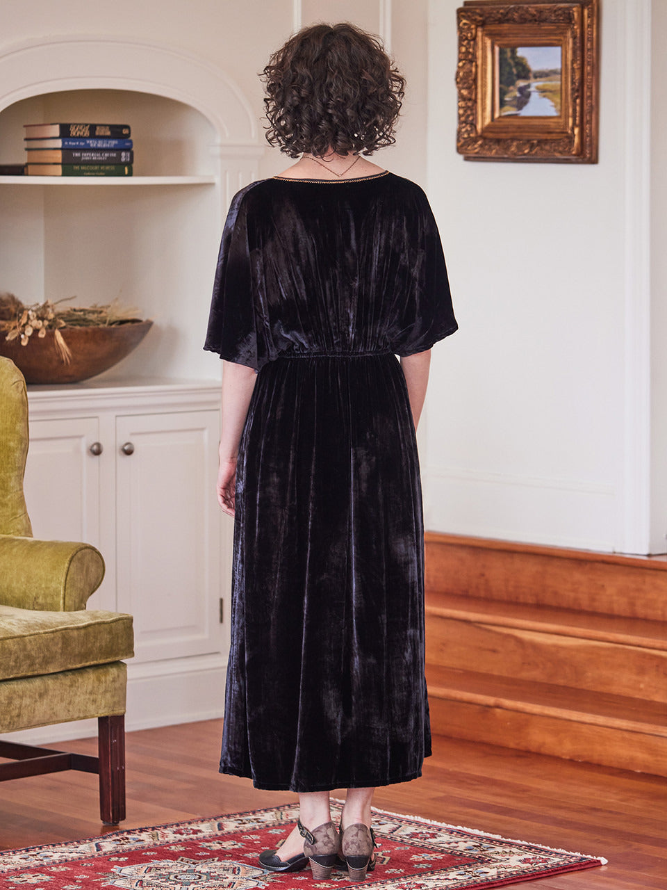 April Cornell Nicole Velvet Dress - Black