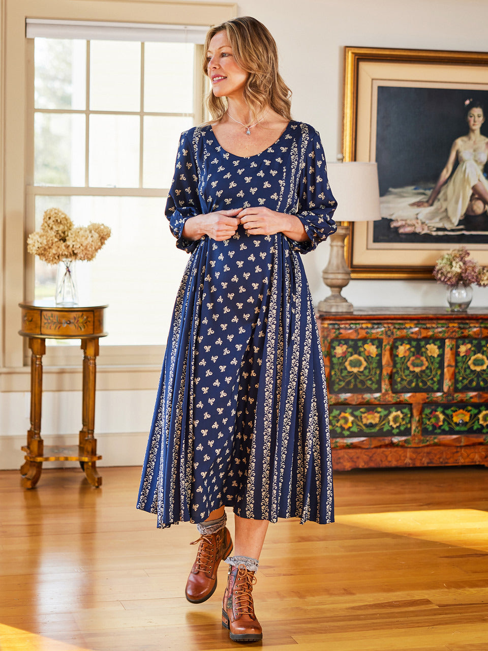 April Cornell Flowerpot Mori Dress